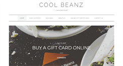 Desktop Screenshot of coolbeanzcoffeehouse.com