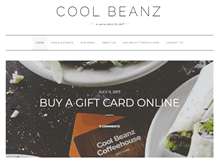 Tablet Screenshot of coolbeanzcoffeehouse.com